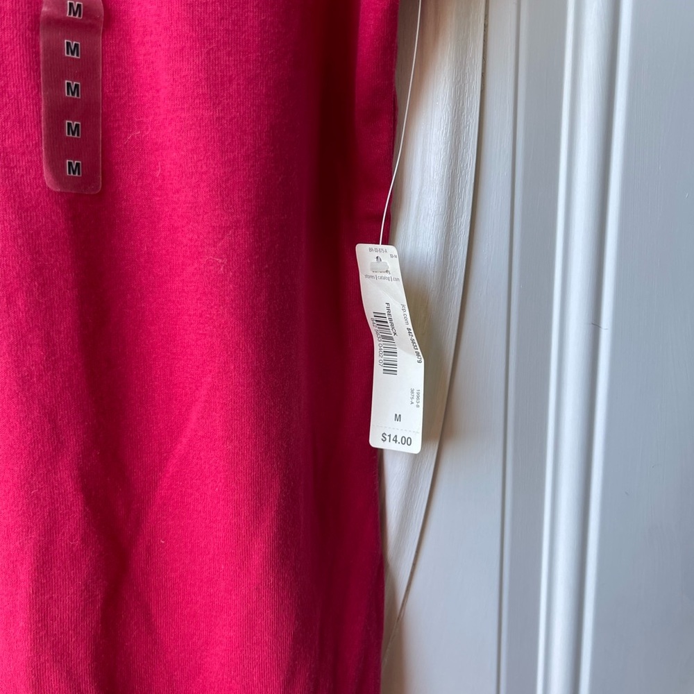 Brand new red T-shirt from JCPenney, Saint John’s Bay.